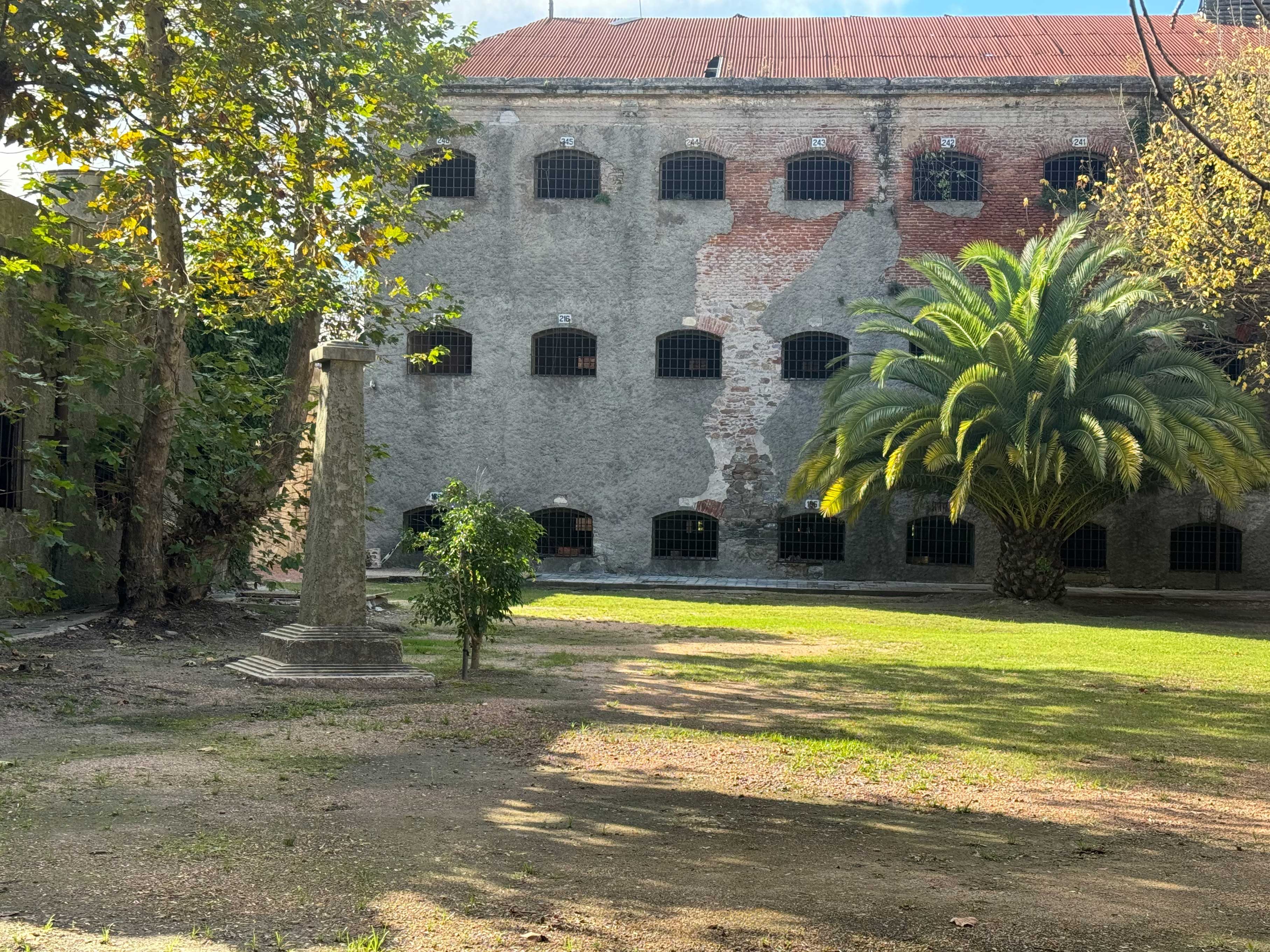 Un jardín de campo sucio